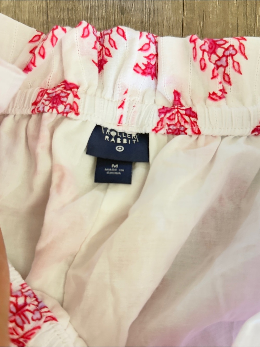 Roller Rabbit x Target Bouquet Side-Tie Beach set Pull-On Shorts & Top - Picture 11 of 12